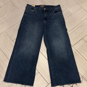 Kut from the Kloth Meg Fab Ab Wide-Leg Dark Blue Women's Jeans